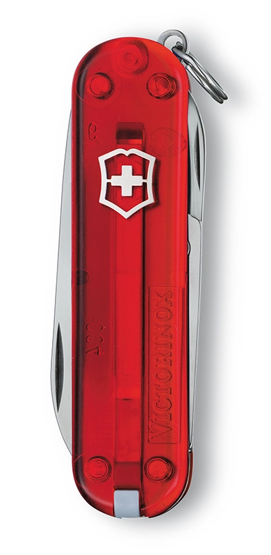 Bedrucktes rotes Taschenmesser