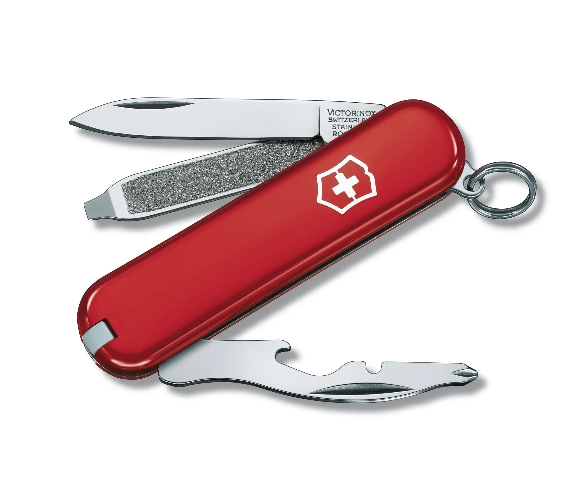 Bedrucktes rotes Taschenmesser